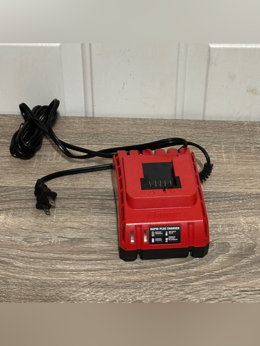 Bauer 3 Amp Fast Charger Lithium Ion Battery Charger 20V 1906C-B Excellent
